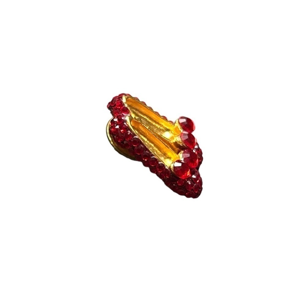 Vintage Ruby Red Slipper Pin - Picture 16 of 16